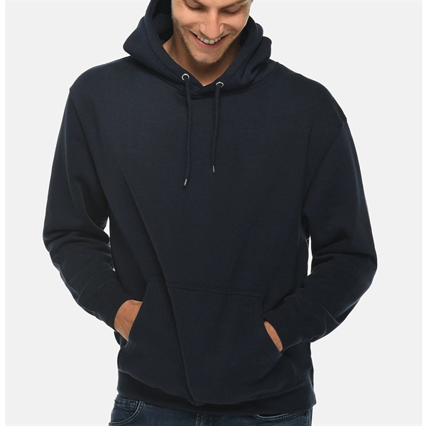 Pullover hooded sweatshirt with a unisex design, three-panel hood, drawcord, kangaroo... from ASI 61125 Hit Promotional Products