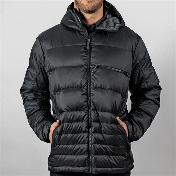 Goose down-filled insulated jacket with hood.... from ASI 61125 Hit Promotional Products / Hit®