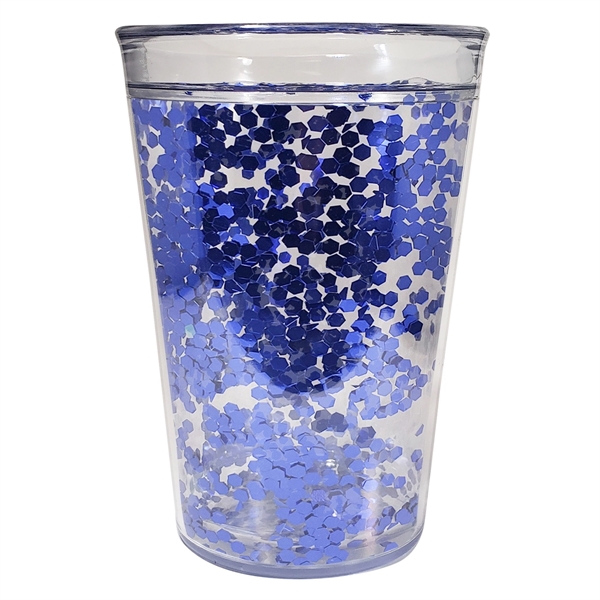 15 oz. Shimmer glitter tumbler for taking a delicious drink wherever... from ASI 61125 Hit Promotional Products / Hit®