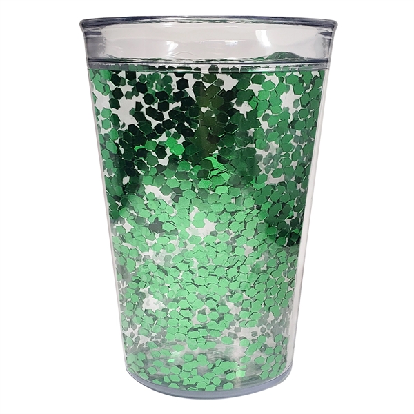 15 oz. Shimmer glitter tumbler for taking a delicious drink wherever... from ASI 61125 Hit Promotional Products / Hit®