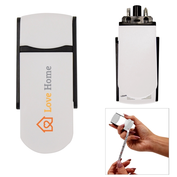 3.5" x 1.5" mini multi-tool with 3' retractable tape measure with... from ASI 61125 Hit Promotional Products / Hit®