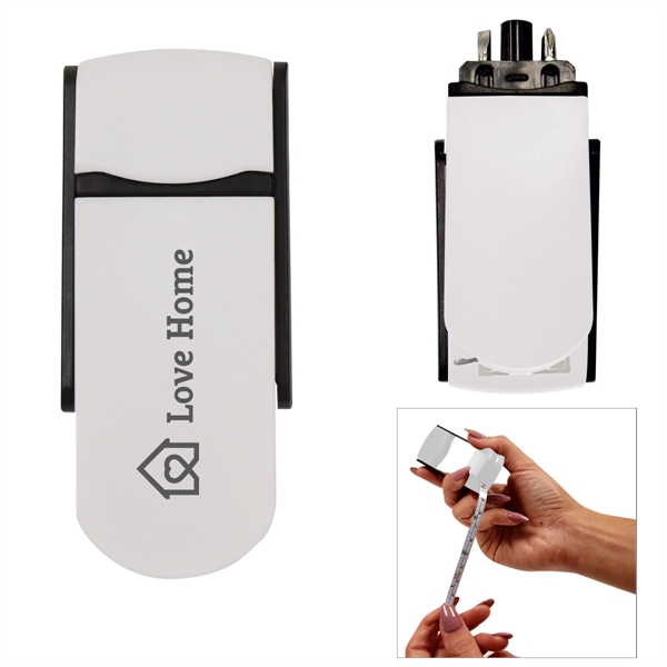3.5" x 1.5" mini multi-tool with 3' retractable tape measure with... from ASI 61125 Hit Promotional Products / Hit®