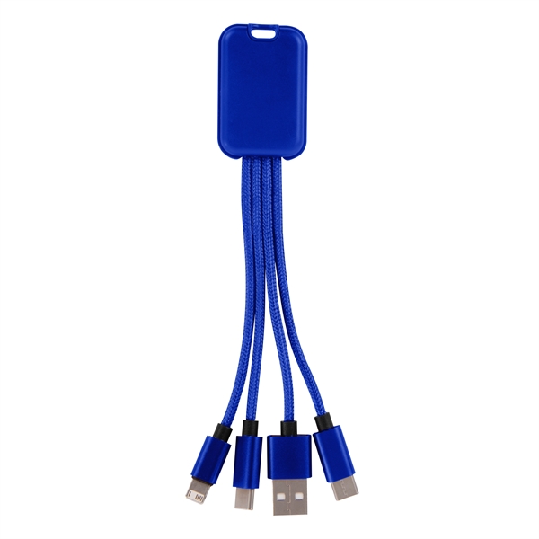 4-in-1 charging buddy, compatible with Apple® 8-Pin, Micro USB and Type-C... from ASI 61125 Hit Promotional Products / Hit®