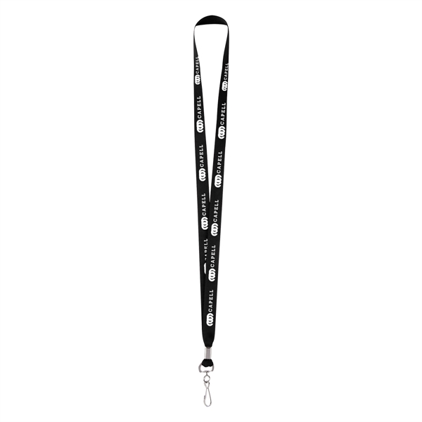 36" lanyard made of polyester with metal crimp and J-hook attachment.... from ASI 61125 Hit Promotional Products / Hit®