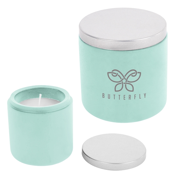 Single wick, soy wax candle with vanilla fragrance.... from ASI 61125 Hit Promotional Products / Hit®