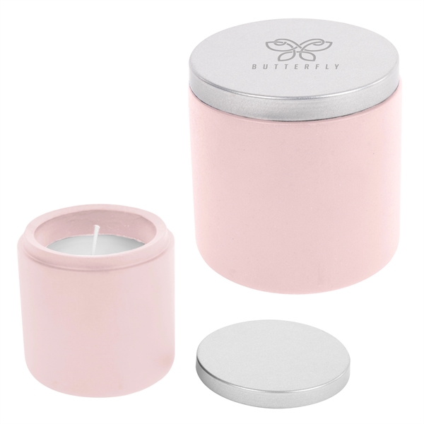 Single wick, soy wax candle with vanilla fragrance.... from ASI 61125 Hit Promotional Products / Hit®