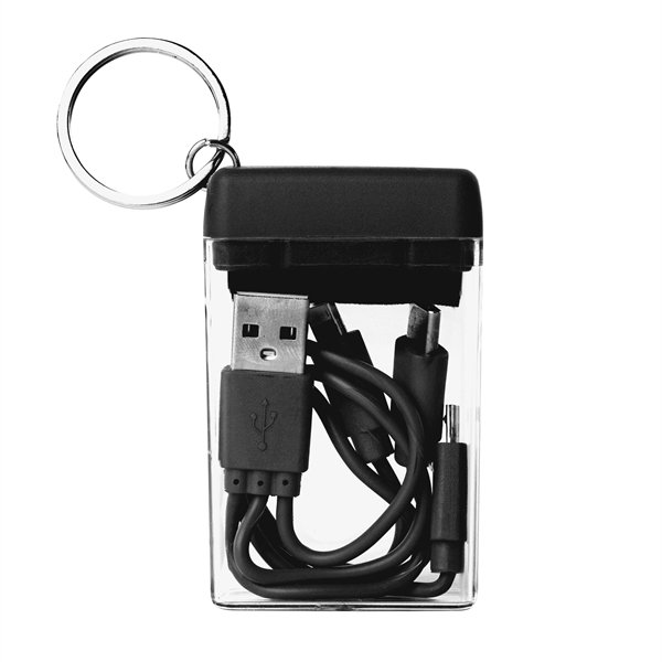 4-in-1 charging cable with Apple®, 8-Pin, MicroUSB and Type-C connectors with... from ASI 61125 Hit Promotional Products / Hit®