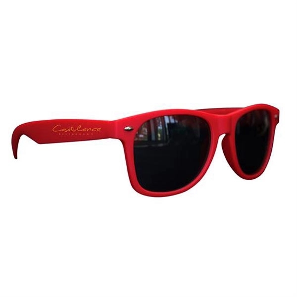 Polycarbonate sunglasses with a soft rubberized finish.... from ASI 90807 Tekweld