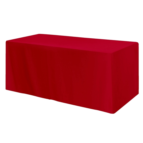 4-sided table cover with a tight fit that fits standard 6'... from ASI 61125 Hit Promotional Products / Hit®
