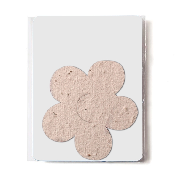 Flower shaped plantable gift pack made of recycled post-consumer paper pulp... from ASI 61125 Hit Promotional Products / Hit®