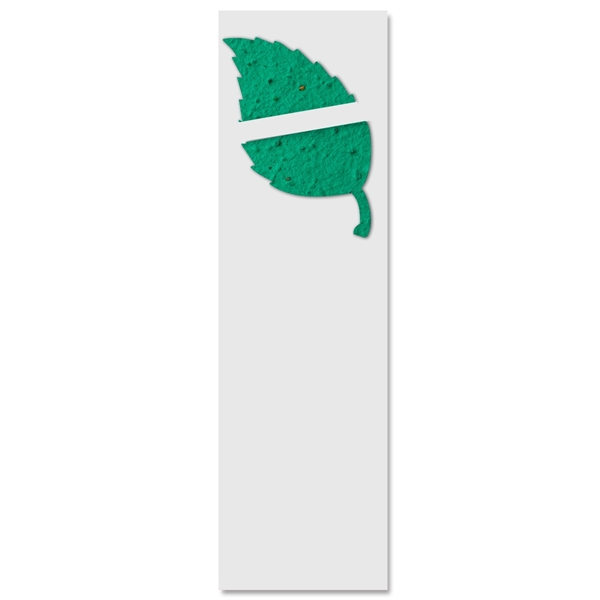 Seed paper with bookmark made of recycled post-consumer paper pulp made... from ASI 61125 Hit Promotional Products / Hit®