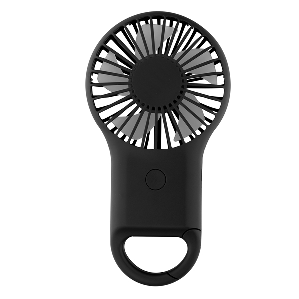 Rechargeable handheld fan with carabiner.... from ASI 61125 Hit Promotional Products / Hit®