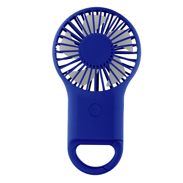 Rechargeable handheld fan with carabiner.... from ASI 61125 Hit Promotional Products / Hit®