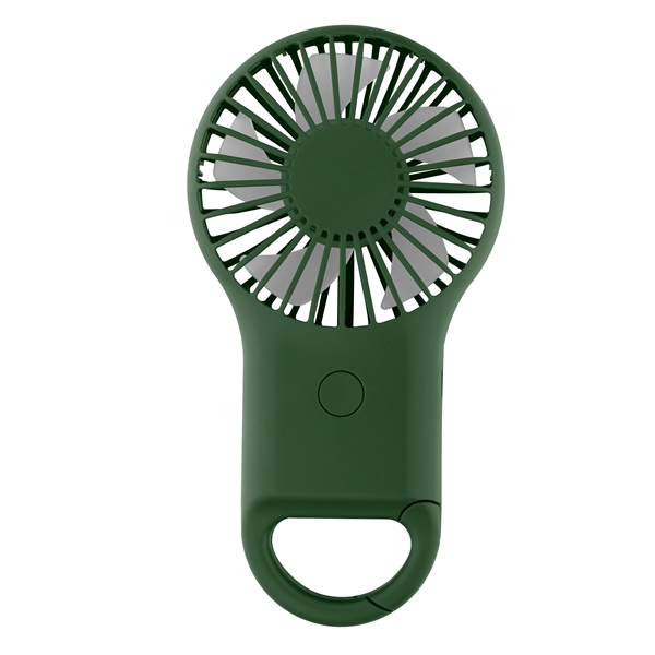 Rechargeable handheld fan with carabiner.... from ASI 61125 Hit Promotional Products / Hit®
