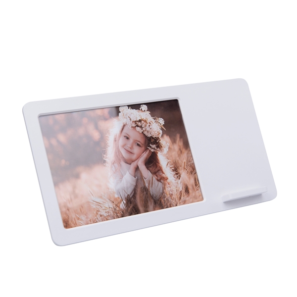 4" x 6" picture frame with wireless charging pad for Qi... from ASI 61125 Hit Promotional Products / Hit®