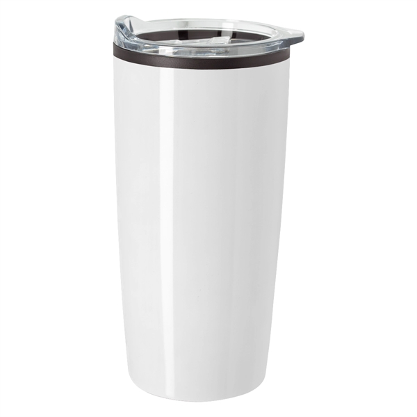 20-ounce double-wall insulated stainless steel tumbler with sliding lid.... from ASI 61125 Hit Promotional Products / Hit®