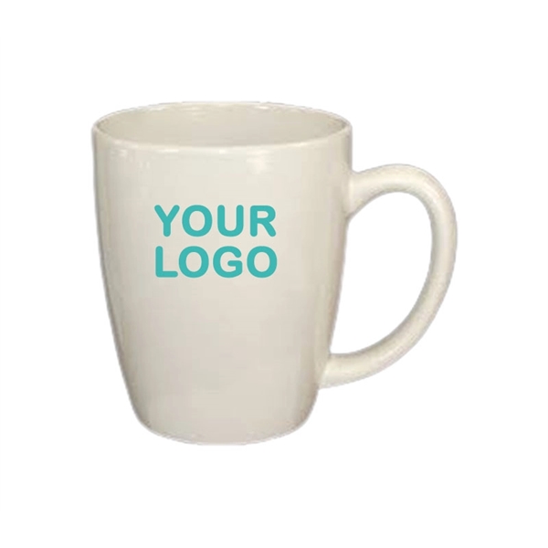 12 oz. Curved ceramic mug plus 1 color silkscreen imprint on... from ASI 37218 Athena Promo (tm)