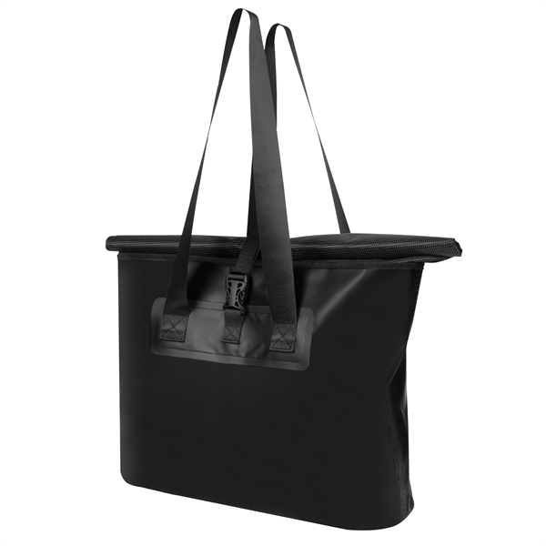 Water-resistant dry tote bag with roll top closure and clip.... from ASI 61125 Hit Promotional Products / Hit®