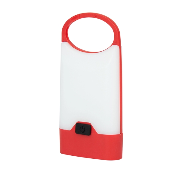 2" x 4" plastic LED lantern with push-button action and carabiner... from ASI 61125 Hit Promotional Products / Hit®