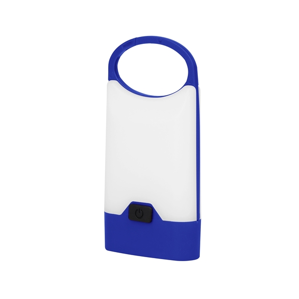 2" x 4" plastic LED lantern with push-button action and carabiner... from ASI 61125 Hit Promotional Products / Hit®