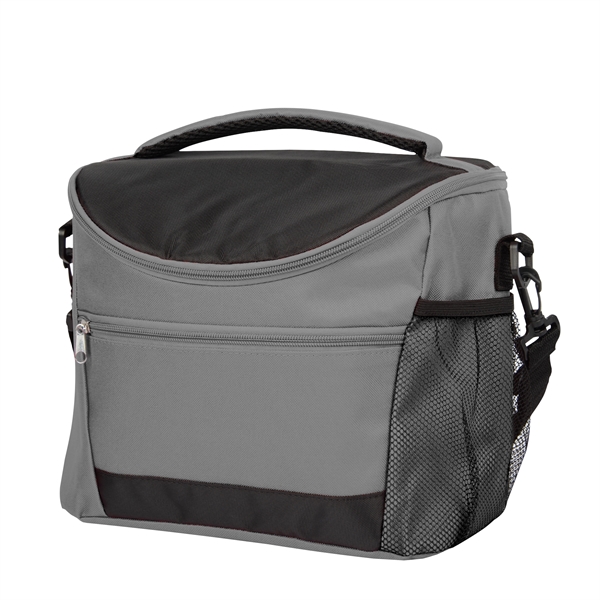 Lunch cooler with PEVA lining, front zippered pocket, double zippered main... from ASI 61125 Hit Promotional Products / Hit®