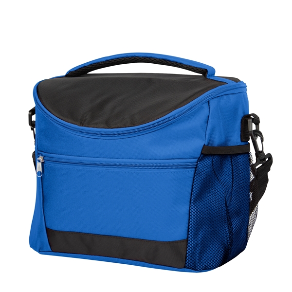 Lunch cooler with PEVA lining, front zippered pocket, double zippered main... from ASI 61125 Hit Promotional Products / Hit®
