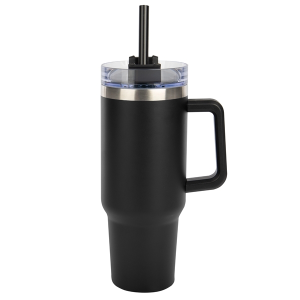 40 oz. stainless steel tumbler with double wall vacuum insulated construction,... from ASI 61125 Hit Promotional Products