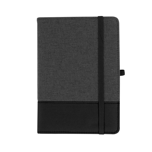 80 page journal with lined sheets, strap closure, pen loop, bookmark... from ASI 61125 Hit Promotional Products / Hit®