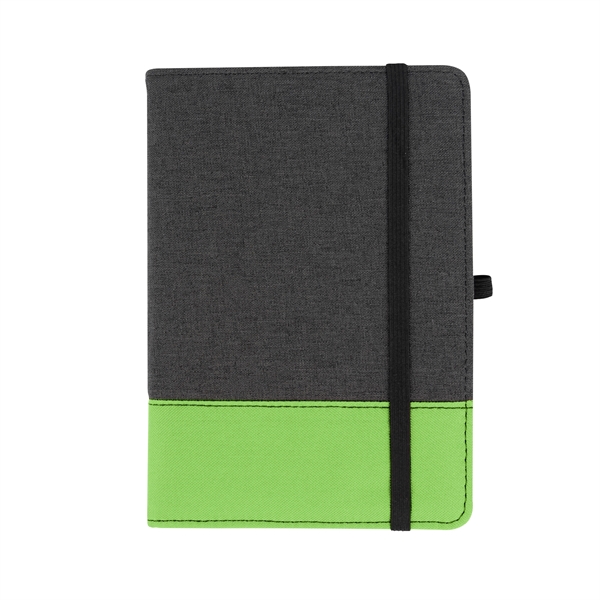 80 page journal with lined sheets, strap closure, pen loop, bookmark... from ASI 61125 Hit Promotional Products / Hit®