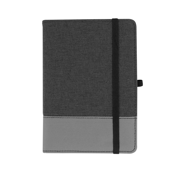 80 page journal with lined sheets, strap closure, pen loop, bookmark... from ASI 61125 Hit Promotional Products / Hit®