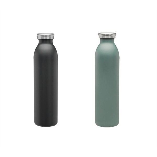 20 oz. double wall insulated stainless steel water bottle with silkscreen... from ASI 37218 Athena Promo (tm)