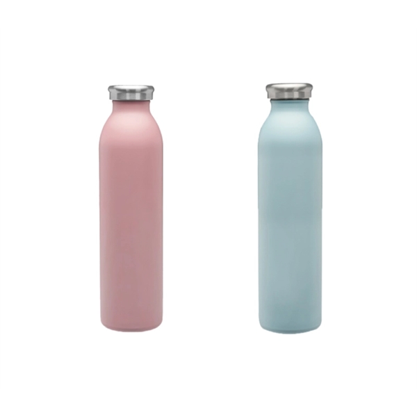20 oz. double wall insulated stainless steel water bottle with silkscreen... from ASI 37218 Athena Promo (tm)