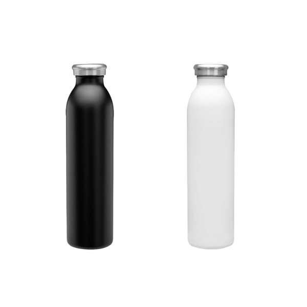 20 oz. double wall insulated stainless steel water bottle with silkscreen... from ASI 37218 Athena Promo (tm)