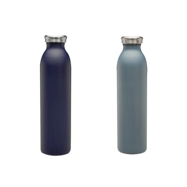 20 oz. double wall insulated stainless steel water bottle with silkscreen... from ASI 37218 Athena Promo (tm)