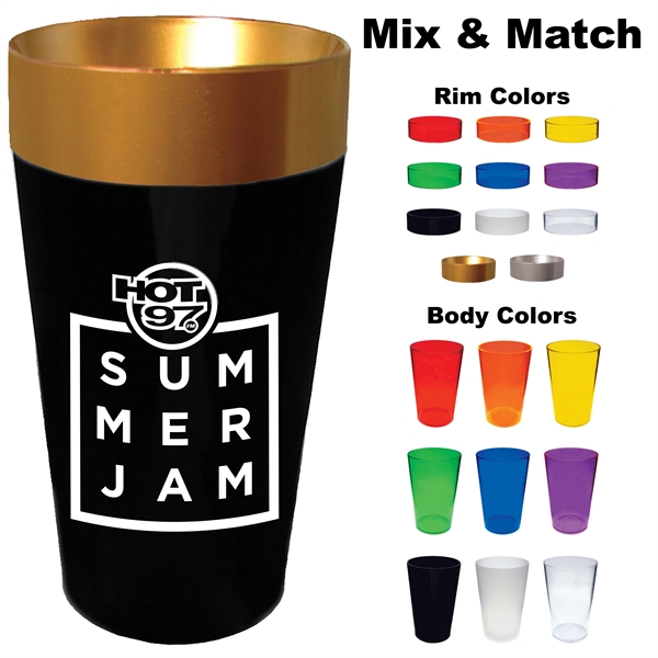 20 oz. Styrene Plastic Tumbler.  USA made, mix and match... from ASI 61952 Howw Mfg Co Inc / Howw USA