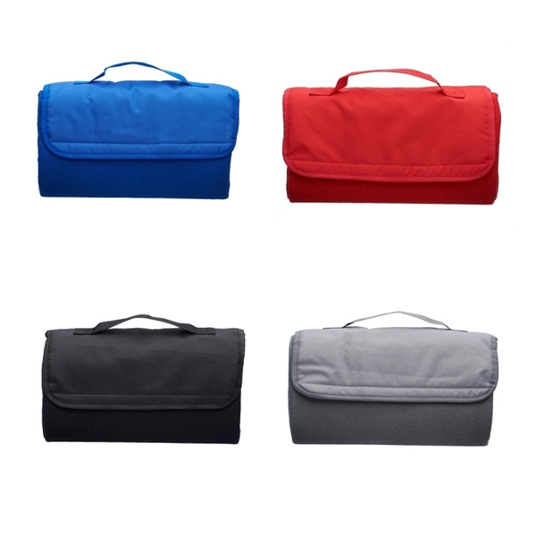 Fleece roll up blanket plus 1c1p silkscreen imprint.... from ASI 37218 Athena Promo (tm)