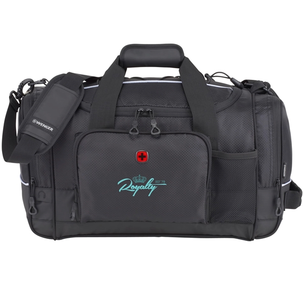 9" x 11.5" x 20" duffel bag made of rPET material.... from ASI 66887 PCNA / Leeds