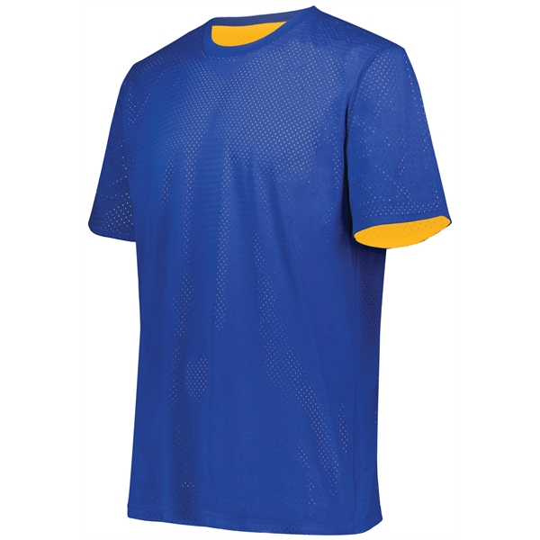 Dominate the field in the Youth Short Sleeve Mesh Reversible Jersey.... from ASI 37461 Augusta Sportswear