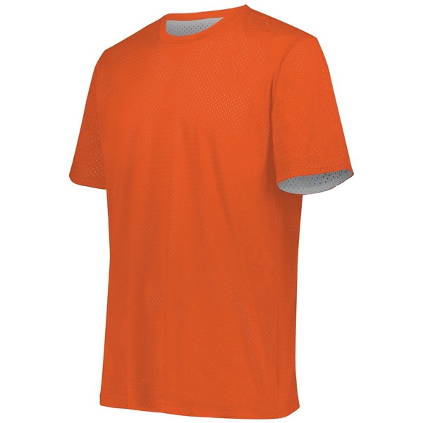 Dominate the field in the Youth Short Sleeve Mesh Reversible Jersey.... from ASI 37461 Augusta Sportswear