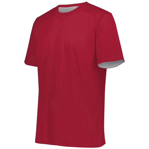 Dominate the field in the Youth Short Sleeve Mesh Reversible Jersey.... from ASI 37461 Augusta Sportswear
