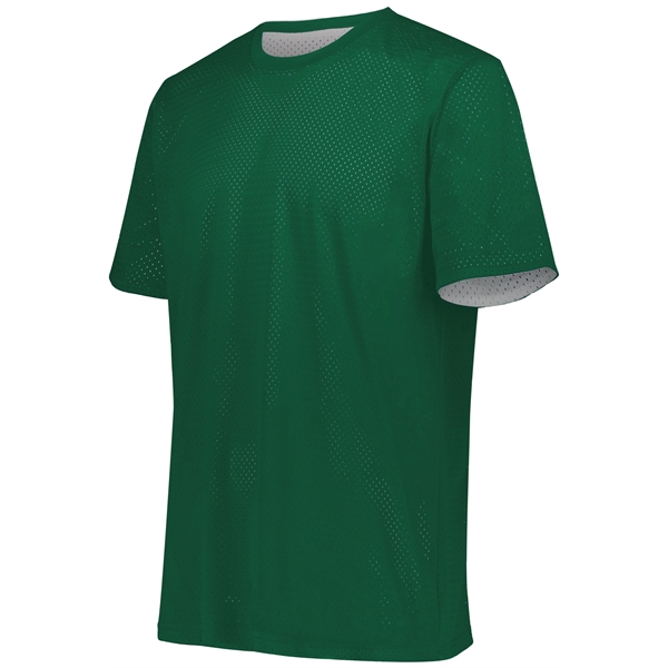 Dominate the field in the Youth Short Sleeve Mesh Reversible Jersey.... from ASI 37461 Augusta Sportswear