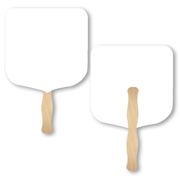 Stock shape Elect hand fan with wood handle ( wood stick)... from ASI 93520 Ventura Inc