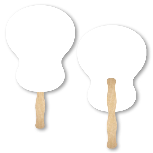 Stock shape Guitar hand fan with wood handle ( wood stick)... from ASI 93520 Ventura Inc
