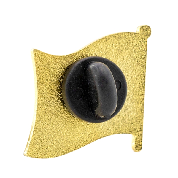 1" die struck metal pride flag lapel pin with pinback closure.... from ASI 52263 EMT