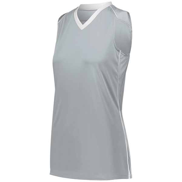 Force the opposition out in the Ladies Rover Jersey. 100% polyester... from ASI 37461 Augusta Sportswear