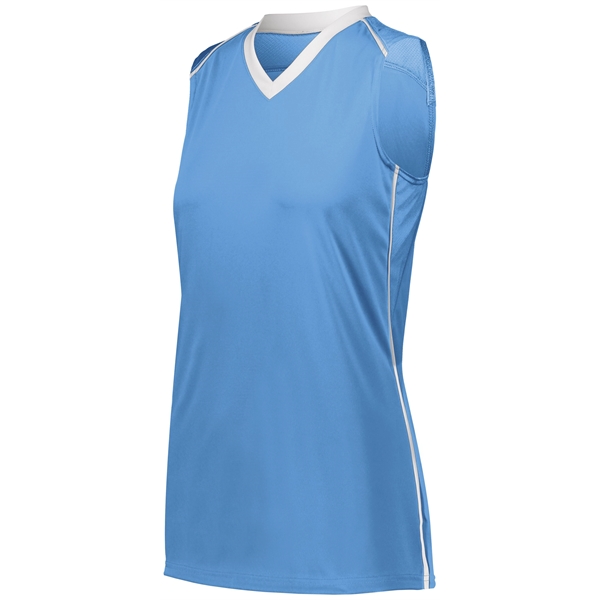 Force the opposition out in the Ladies Rover Jersey. 100% polyester... from ASI 37461 Augusta Sportswear