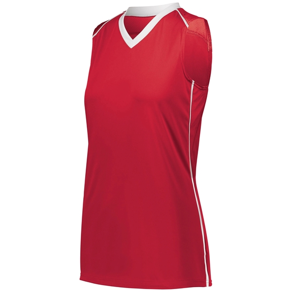 Force the opposition out in the Ladies Rover Jersey. 100% polyester... from ASI 37461 Augusta Sportswear