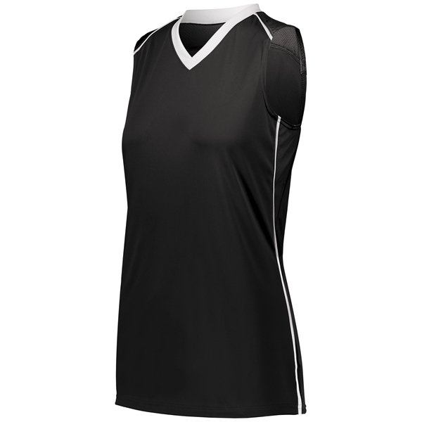 Force the opposition out in the Ladies Rover Jersey. 100% polyester... from ASI 37461 Augusta Sportswear