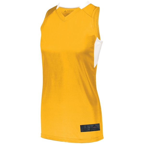 Ladies' basketball jersey with Micro-Interlock contrasting inserts.... from ASI 37461 Augusta Sportswear / Holloway®