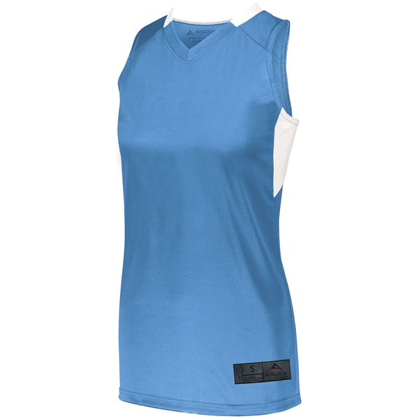 Ladies' basketball jersey with Micro-Interlock contrasting inserts.... from ASI 37461 Augusta Sportswear / Holloway®